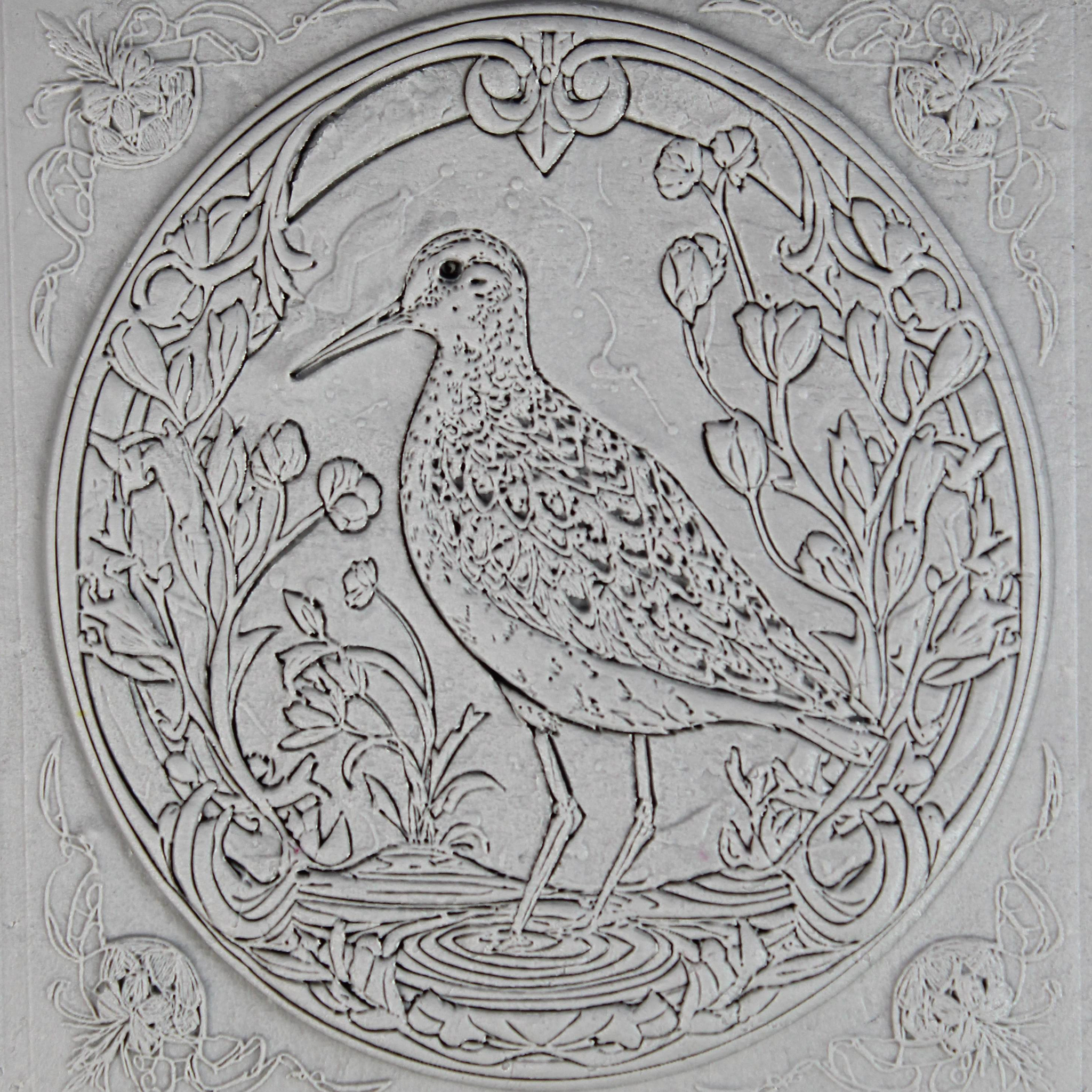 Bird Clay Texture Roller Set #02 - Songbird & Waterbird (4