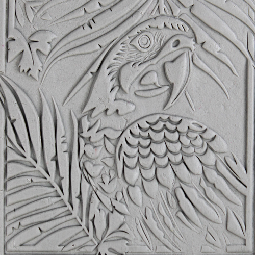 Macaw Roller — clay texture roller