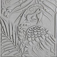 Bird Clay Texture Roller Set #01 - Backyard Bird and Tropical Bird (4")
