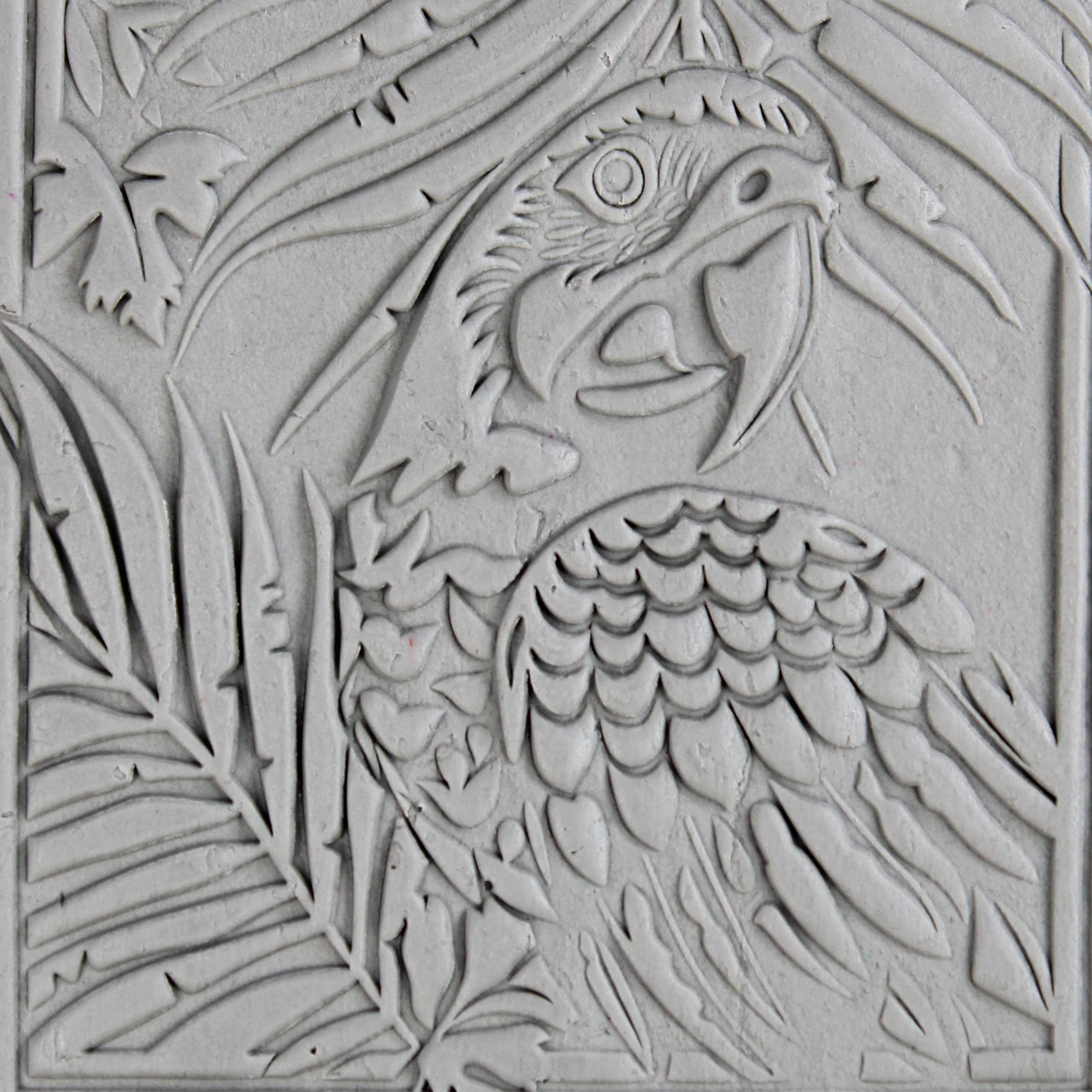 Bird Clay Texture Roller Set #01 - Backyard Bird and Tropical Bird (4