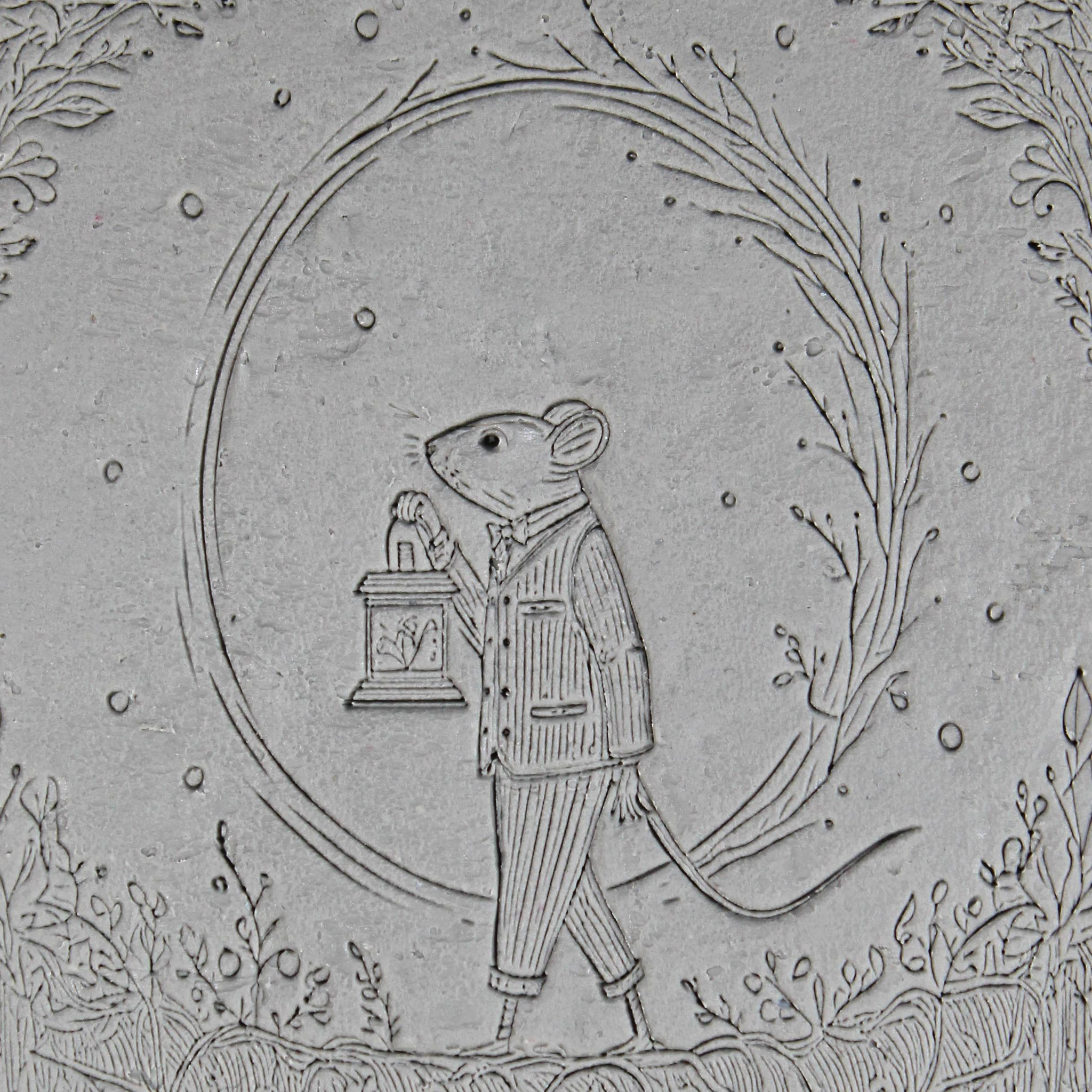 Storybook Clay Texture Roller Set #01 - Cozy Critters and Windy Weather (4