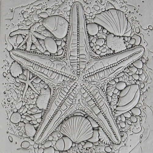 Ocean Clay Texture Roller Set #01 - Tidepool & Deepwater (4")
