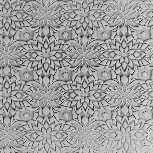 Concentric Blossoms Roller — clay texture roller