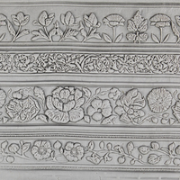 Seamless Border Clay Texture Roller Set #01 - Celtic Knotwork & Garden Reverie (4")