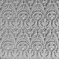 Seamless Clay Texture Roller Set #03 - Nouveau Garden & Geometric Bloom (4")