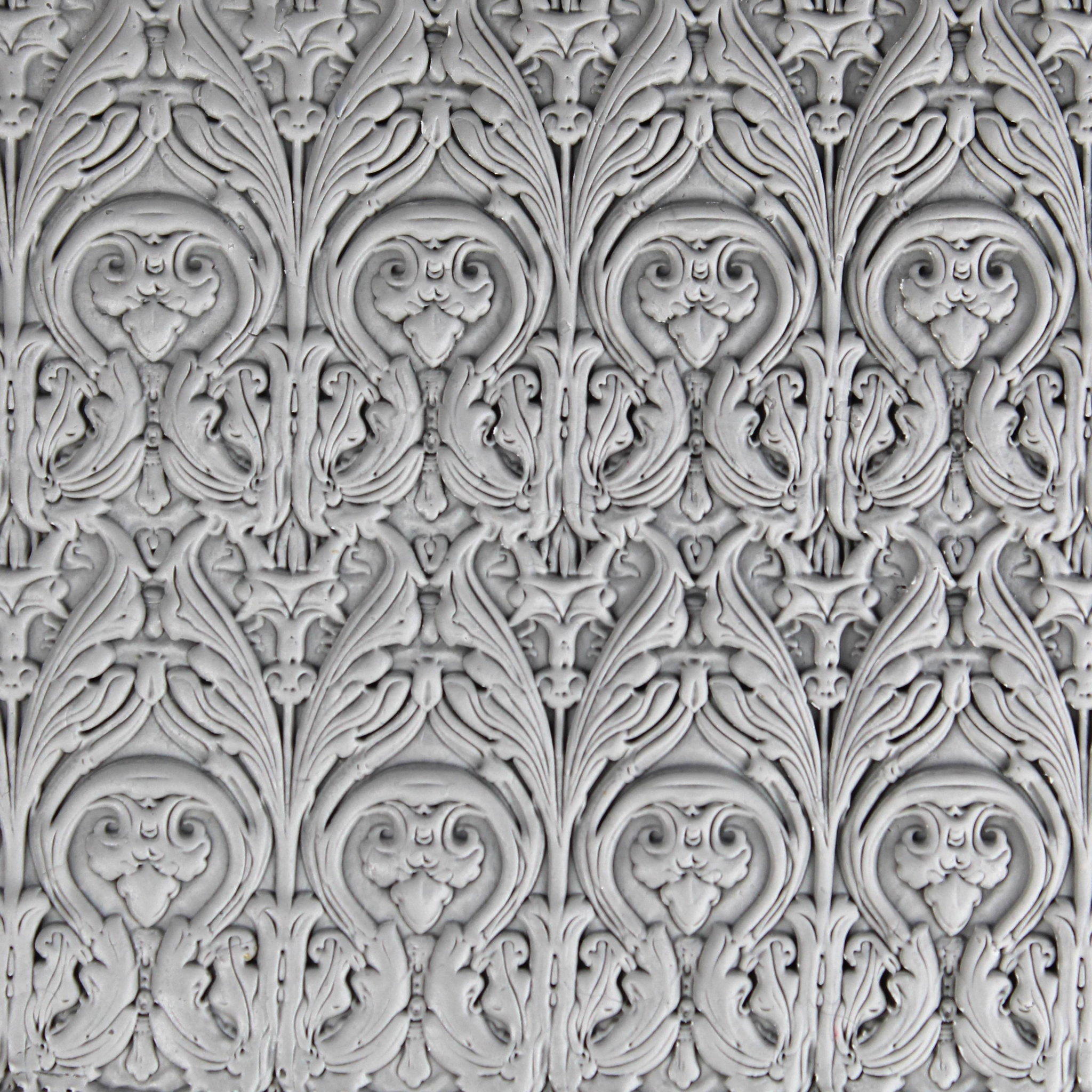 Seamless Clay Texture Roller Set #03 - Nouveau Garden & Geometric Bloom (4