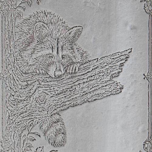 Raccoon Roller — clay texture roller