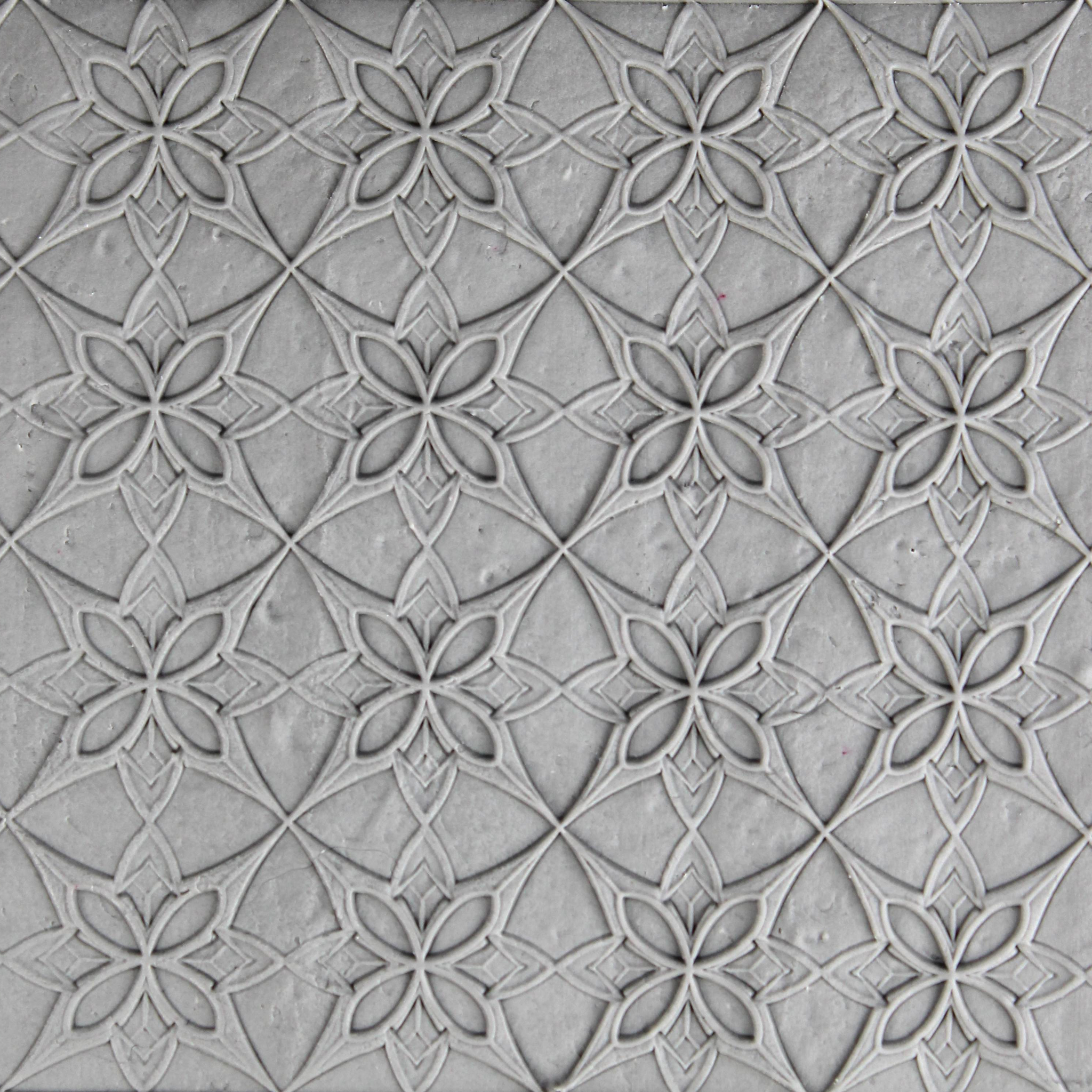 Seamless Clay Texture Roller Set #03 - Nouveau Garden & Geometric Bloom (4